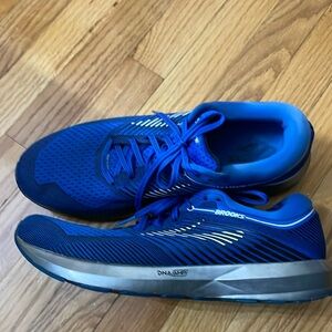 Brooks Levitate Men Black Blue Silver Running Shoes